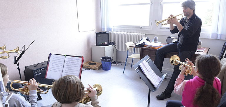 Cours de trompette au Conservatoire