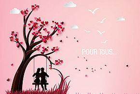 Affiche du festival de l'amour, du 4 au 12 février 2023 à Melun