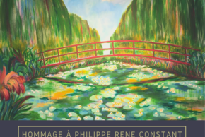 Affiche de l'Exposition hommage à Philippe René constant, du 7 janvier au 4 février à La Rochette