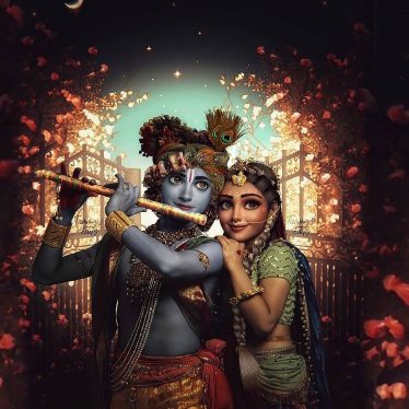 Dieu Indien Krishna et son amie Radha© Vichal Kumar / Pixabay